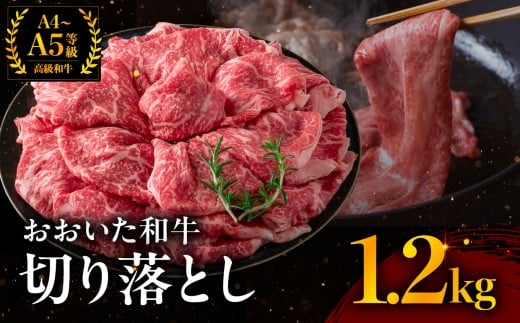 おおいた和牛 切り落とし 1.2kg | お肉 肉 おにく にく 牛 牛肉 和牛 国産牛 豊後牛 ブランド牛 切り落とし肉 焼肉 焼き肉 すき焼き 牛丼 炒め物 冷凍 国産 大分県産 九州産 大分県 中津市大分