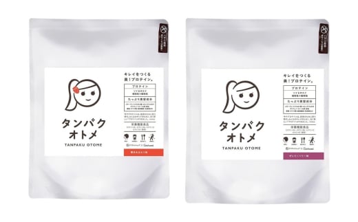 プロテイン タンパクオトメ 2袋 博多あまおう × ぜいたくベリー | プロテイン ソイプロテイン ホエイプロテイン 女性 プロテイン 美容 プロテイン プロテインシェイカー プロテイン サプリ
