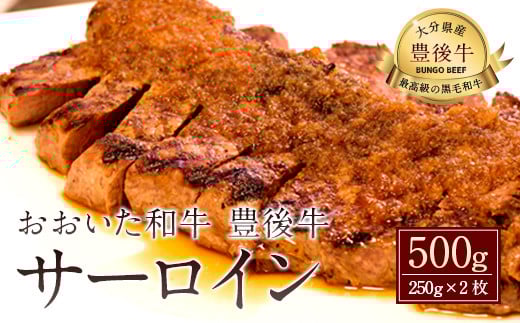027-109 おおいた和牛 豊後牛 サーロイン 250g×2枚 計500g 牛肉 ステーキ大分県豊後大野市34000肉牛肉