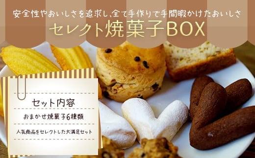 046-222 セレクト 焼菓子 BOX 6種類 おまかせ大分県豊後大野市10000菓子・スイーツその他 洋菓子