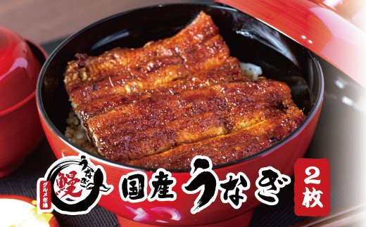 国産うなぎ 関西風蒲焼 大サイズ2枚(合計約300g)薬味付【紀美野グルメ市場】/【miw102】和歌山県紀美野町14000魚介・海産物うなぎ