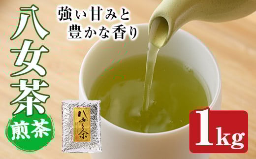 八女茶(計1kg) お茶 緑茶 煎茶 茶葉 常温 常温保存【ksg0019】【お茶の星陽園】福岡県春日市20000お茶・飲料お茶