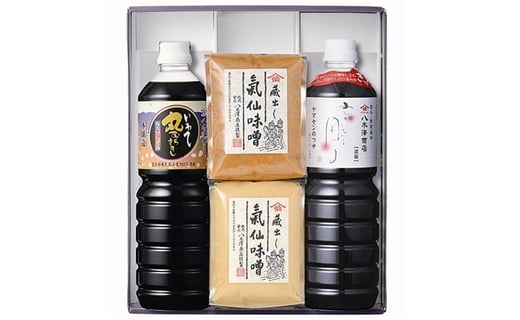 八木澤商店ギフト【秋明菊】(しゅうめいぎく) 調味料 4種セット 【醤油 つゆ 赤味噌 白味噌 詰め合わせ 贈答品 】岩手県陸前高田市18000調味料・油味噌
