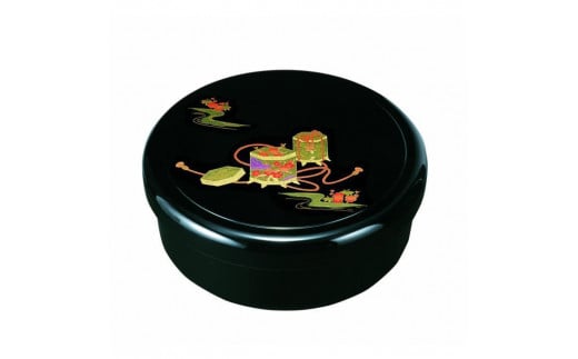 茶櫃 10.5寸 平安物語 (金蒔絵)【YG52】和歌山県上富田町36000雑貨・日用品食器・グラス
