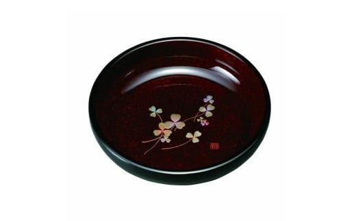 菓子鉢 7.0寸 菓子鉢 石目塗 クローバー【YG78】和歌山県上富田町17000雑貨・日用品食器・グラス