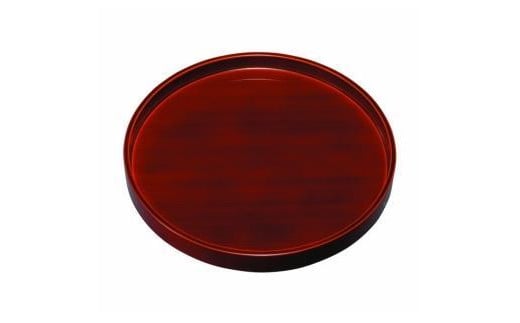木製丸盆 厚縁 春慶塗 30cm【YG402】和歌山県上富田町22000雑貨・日用品食器・グラス