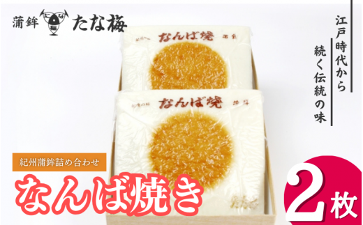 なんば焼2枚箱入り 紀州田辺の伝統蒲鉾 / なんば焼 かまぼこ 蒲鉾 おつまみ お取り寄せ ギフト 和歌山 田辺市【tnu004-1】和歌山県田辺市13000魚介・海産物その他 魚介・海産物