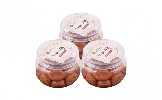 梅干し うす塩味梅干(塩分8%) 270g×3 ペット容器  / 和歌山 田辺市 紀州南高梅 南高梅 梅干し 梅干 梅 うめ 肉厚 お米 おにぎり おむすび 焼酎 梅酒 健康 うす塩味  塩分8% 塩分控えめ 減塩