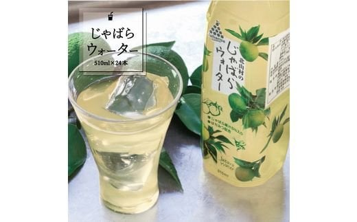 じゃばらウォーター510ml 1ケース(24本) / 水 天然水 じゃばら ウォーター 果汁 柑橘 フルーツ 【njb161A】和歌山県すさみ町25000お茶・飲料果汁・野菜飲料