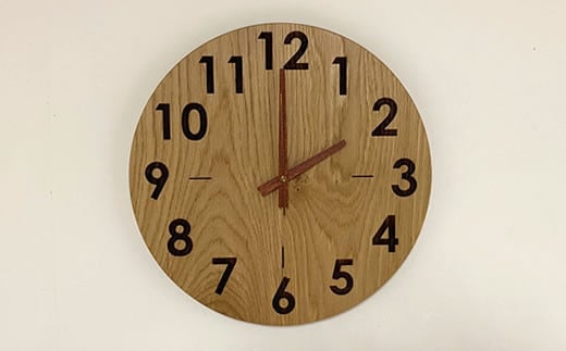 wood clock 330OK 壁掛け時計 時計 壁掛け 木製 無垢材 インテリア  愛媛県西条市 近藤工芸愛媛県西条市53000衣類・装飾品・工芸品その他 装飾品・工芸品