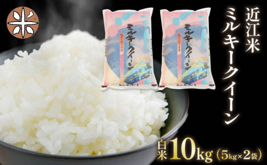 令和7年産 白米 10s ミルキークイーン 5kg × 2袋 精米 近江米 みるきーくいーん 国産 お米 米 おこめ ごはん ご飯 白飯 しろめし こめ ゴハン 御飯 滋賀県産 竜王 ふるさと ランキング 人気 お