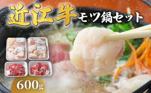 【通常発送】近江牛 モツ鍋 セット 600g 冷凍 ( 近江牛 もつ 鍋 切り落とし もつ鍋 てっちゃん こてっちゃん 和牛 黒毛和牛 ブランド和牛 近江牛 牛肉 三大和牛 近江牛  近江牛 贈り物 ギフト