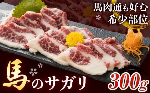 馬のサガリ 300g 阿蘇牧場  《30日以内に出荷予定(土日祝除く)》 馬刺し 馬肉 熊本県 大津町 肉 サガリ  st-p熊本県大津町15500肉ジビエ