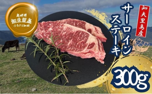 【TBS 「熱狂マニアさん!」で紹介】 経産牛サーロインステーキ300g 国産 牛肉 赤身 放牧 黒毛和牛 サーロイン ステーキ おうち時間島根県知夫村15000肉牛肉