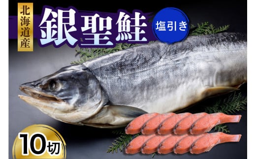 えりも産銀聖鮭塩引き10切セット【er003-020】北海道えりも町16000魚介・海産物鮮魚