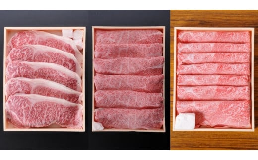 鹿児島県産黒毛和牛ロースステーキ180g×5・肩ロース900g&肩肉すき焼き1.1kgセット鹿児島県三島村134000肉牛肉