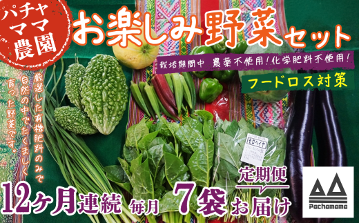 【 訳あり 】【 12ヶ月連続お届け 】 お楽しみ野菜セット ( 7袋 )【 フードロス対策 】【 野菜 詰め合わせ お任せ 訳あり フードロス 季節物 セット 山芋 パセリ かぶ 人参 里芋 たまねぎ 玉