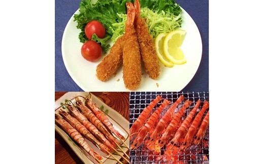 D022 車えび三昧山口県山口市24000魚介・海産物エビ