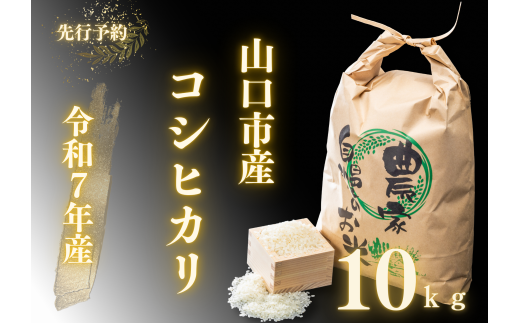 D404 農家直送!山口市産新米「コシヒカリ」精米10kg山口県山口市28000米・パン白米