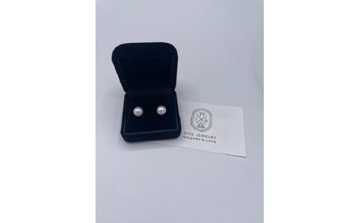 1120 アコヤ真珠 ピアスK18YG 8oup三重県伊勢市95000衣類・装飾品・工芸品アクセサリー