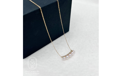 1888 K18YGダイヤモンド0.07ct アコヤ真珠ペンダント3.5mmUP 真珠 ネックレス ペンダント アコヤ真珠 アコヤ貝 伊勢志摩 冠婚葬祭 結婚式 入学式 ギフト 贈り物 アクセサリー ジ