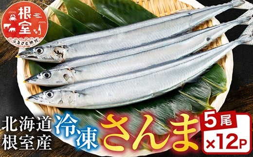 D-30002【年内配送可】 【北海道根室産】冷凍さんま60尾北海道根室市58000魚介・海産物その他 魚介・海産物
