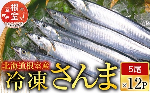 D-70002【年内配送可】 【北海道根室産】冷凍さんま60尾北海道根室市58000魚介・海産物その他 魚介・海産物