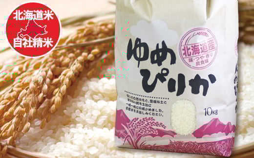 F-65015【12/17まで年内配送】北海道米ゆめぴりか10kg北海道根室市34000米・パン白米