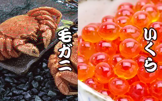 C-36044【12/21まで年内配送】 毛かに・いくら醤油漬けセット北海道根室市29000魚介・海産物いくら