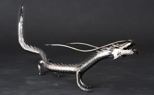 龍 鉄製 オブジェ 横【オブジェ 模型 インテリア 飾り 鉄 岡山県 倉敷市 おすすめ 人気】岡山県倉敷市437500衣類・装飾品・工芸品その他 装飾品・工芸品