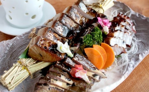 岡山名物鰆がメインの藁焼き三種盛り【刺身 海鮮 魚  鰆 藁焼き 岡山県 倉敷市 おすすめ 人気】岡山県倉敷市17500魚介・海産物貝類