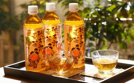 桃太郎麦茶500ml×24本【2025年製造分】 お茶 むぎ茶 ペット ペットボトル 国産 大麦 人気 おすすめ 岡山 倉敷岡山県倉敷市8500お茶・飲料お茶