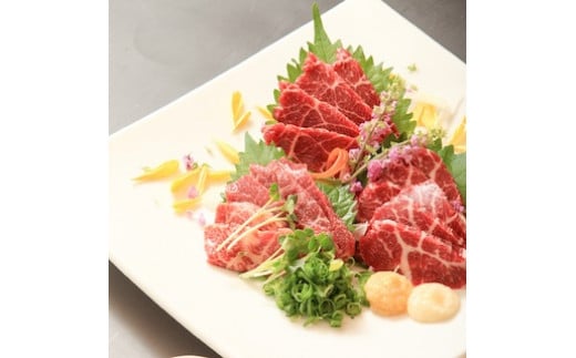馬刺し 中とろ 50g×3 大トロ 50g×2 専用醤油 80ml熊本県高森町20000肉ジビエ