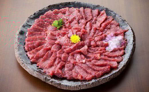 熊本 馬刺し 上霜降り (トロ) 50g×10個 計500g たれ付き熊本県高森町49000肉ジビエ