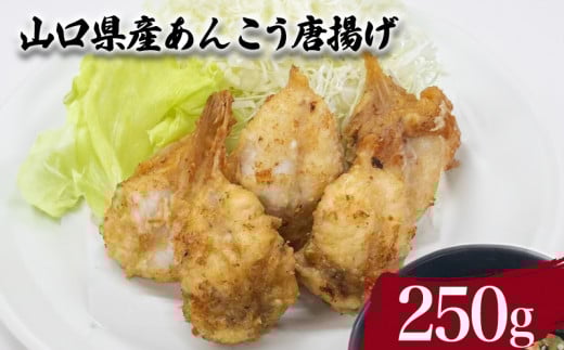 あんこう 唐揚げ 250g ( 鮮魚 魚介 海鮮 鮟鱇 海の幸 加工品 惣菜 お手軽 便利  簡単調理 揚げるだけ おかず ごはんのお供 ご飯 お米 夕食 おやつ おつまみ 酒 ビール 山口県産 ) 下関 山口山口