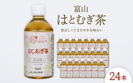 富山はとむぎ茶350ml×24本【1291661】富山県小矢部市11000お茶・飲料お茶