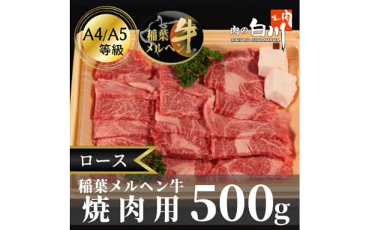 稲葉メルヘン牛(A4-A5) ロース焼肉500g【1291448】富山県小矢部市34000肉牛肉