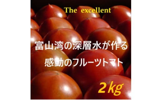 フルーツトマト「深層水トマト」2キロ【1565698】富山県小矢部市14000野菜・きのこトマト