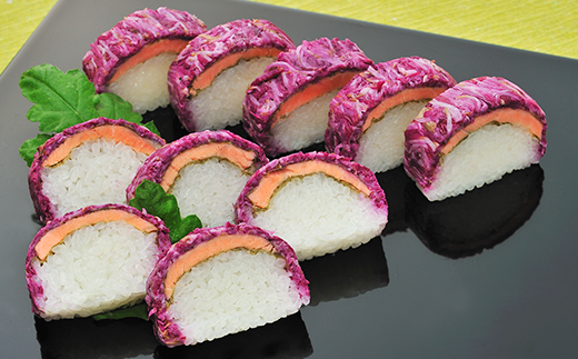 E3-01にいがた菊鮭寿し(240g×2本)新潟県長岡市12000鍋セット・総菜・加工食品総菜