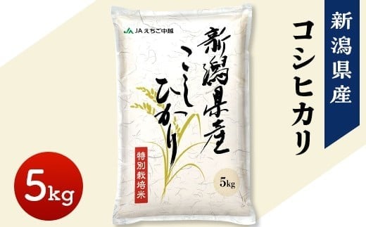 75-7N051A新潟県長岡産コシヒカリ5kg(特別栽培米)【2026年1月中旬発送】新潟県長岡市16000米・パン白米