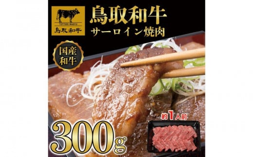鳥取和牛サーロイン焼肉 300g  1329|鳥取和牛 肉 お肉 にく ステーキ 食品 鳥取県産 人気 おすすめ  ギフト 鳥取県 三朝町鳥取県三朝町21000肉牛肉
