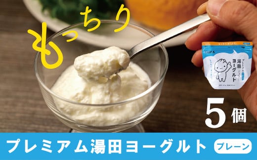 「ZIP!にて紹介」YUDA「プレミアム湯田ヨーグルト」プレーン 5個岩手県西和賀町15000卵・乳製品ヨーグルト