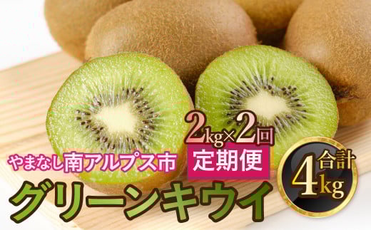 山梨県南アルプス市産 キウイ定期便 約2kgx2回 ALPAH039山梨県南アルプス市13000果物・フルーツその他 果物・フルーツ
