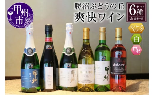 爽快ワイン6種セット E-603山梨県甲州市48000酒・アルコールワイン