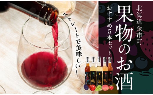余市リキュールファクトリー 果物リキュール 5本セット北海道余市町25000酒・アルコールウイスキー・洋酒・リキュール