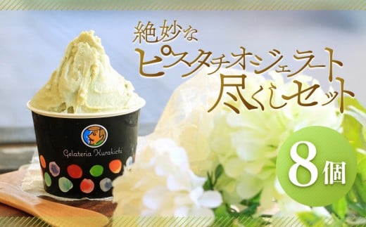 絶妙なピスタチオジェラート尽くしセット(8個)山口県周南市14000菓子・スイーツアイス・ジェラート