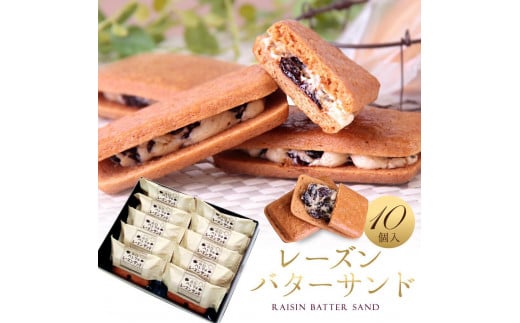 レーズンバターサンド 10個入 スイーツ レーズン サンド山口県周南市13000菓子・スイーツその他 洋菓子
