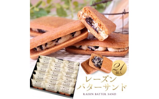 レーズンバターサンド 21個入 スイーツ レーズン サンド山口県周南市22000菓子・スイーツその他 洋菓子