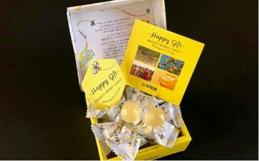 【国際社会貢献品】 ハニー キャンディ 8個入×6箱 | G+SPREAD お菓子 スイーツ おやつ 飴 あめ はちみつ 支援 M12S81岐阜県美濃加茂市12000菓子・スイーツその他 和菓子