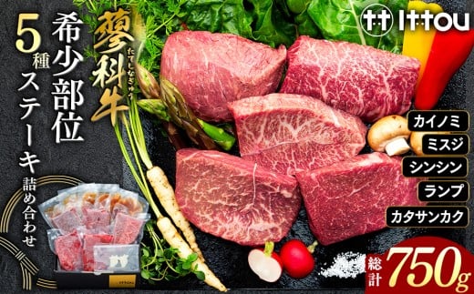 蓼科牛 希少部位5種ステーキセット長野県立科町42000肉牛肉